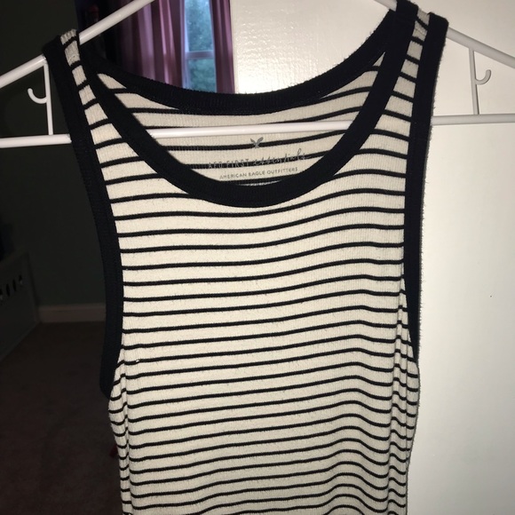 Black and white Striped tank top - Picture 1 of 1